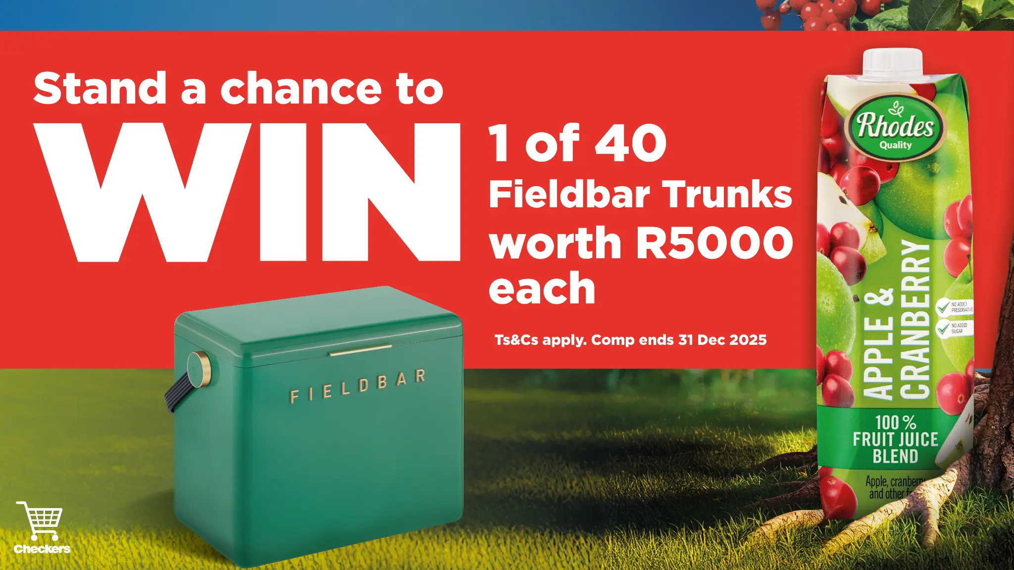 Stand a chance to WIN 1 of 40 Fieldbar Trunks worth R5000 each